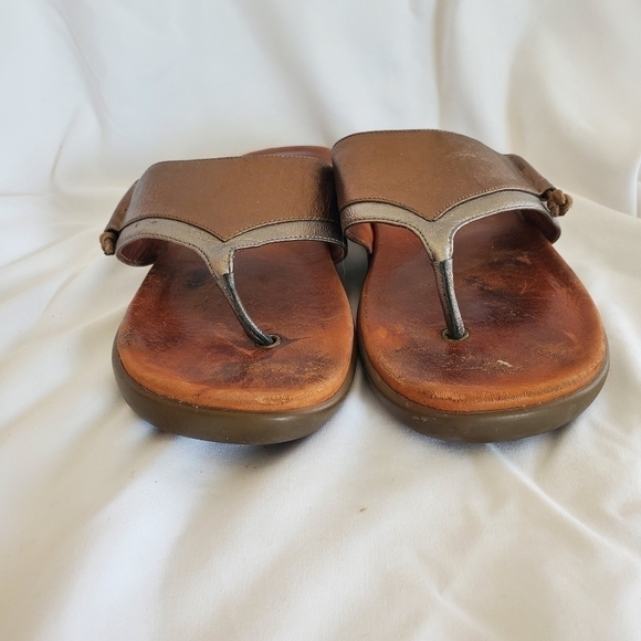 Gentle Souls Metallic Got It Sandals sz 9 - Picture 3 of 11